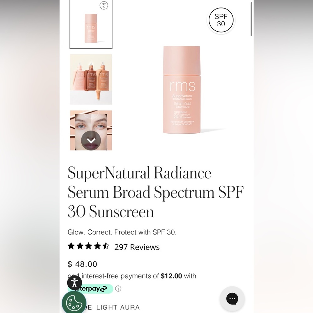 Tinted spf